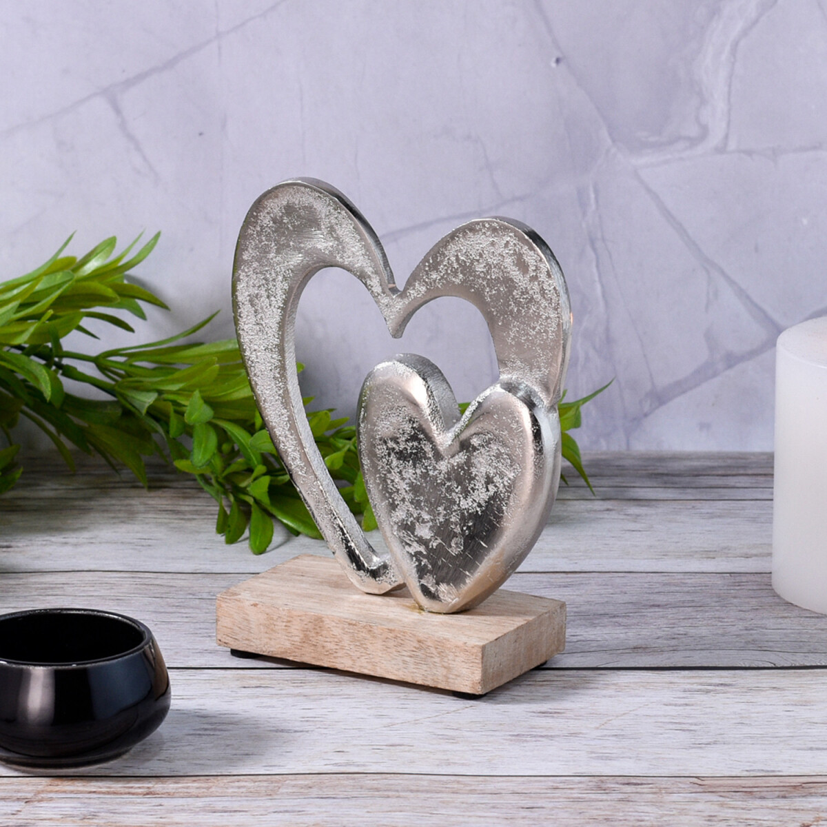 Love Decorative Display Stand - Silver C box