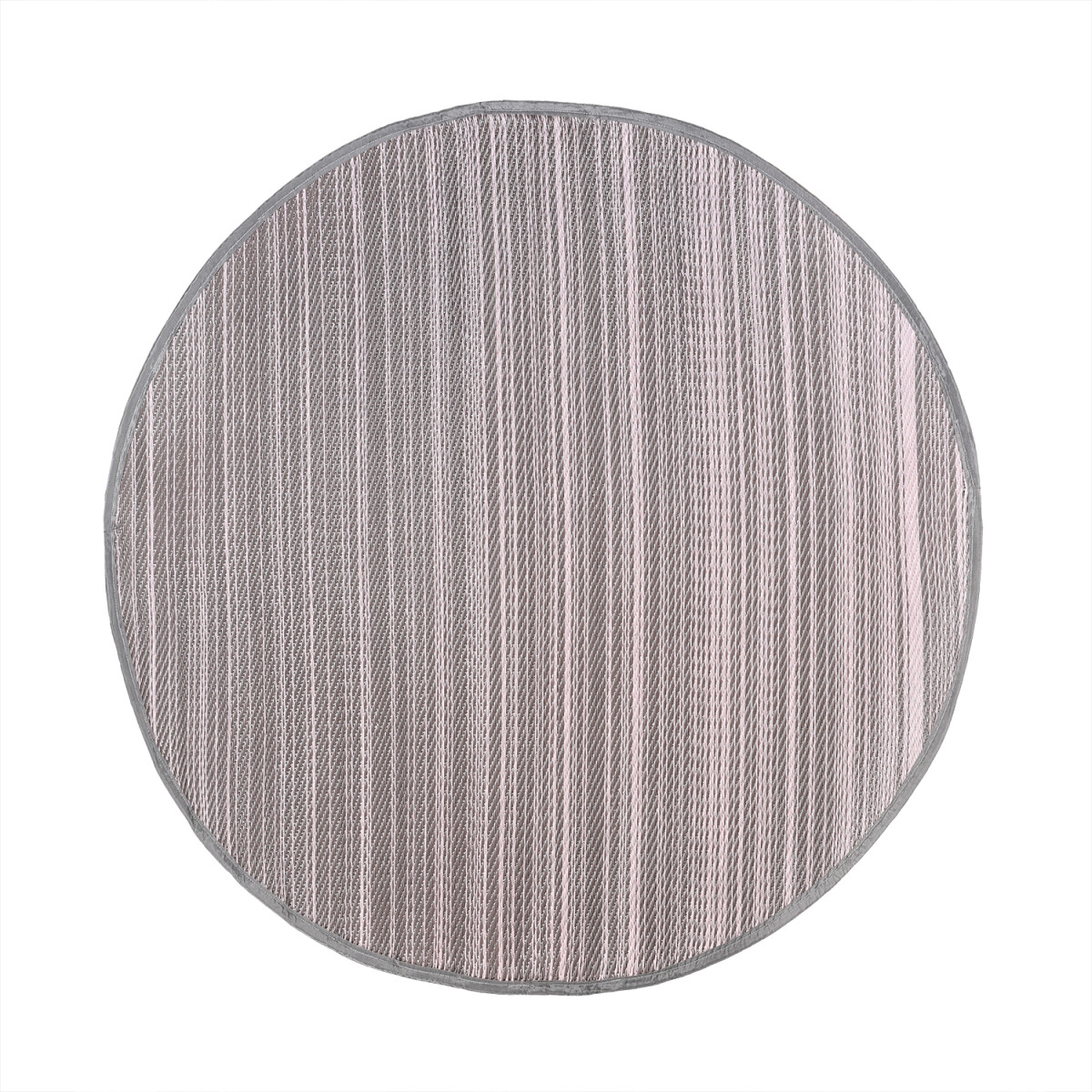 Outdoor Round Picnic Rug, Modern Timba, 120 cm