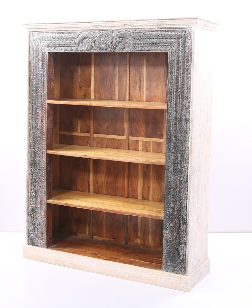 Vintage Bookcase, Antique Style, 210 cm, box