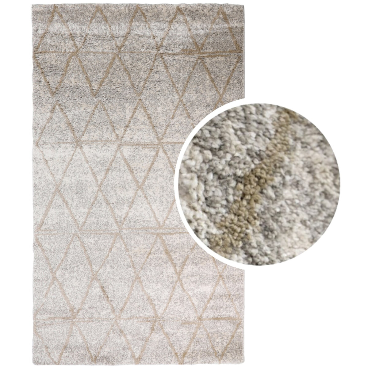 Moroccan Shaggy Rug, High-Pile Berber Ku box