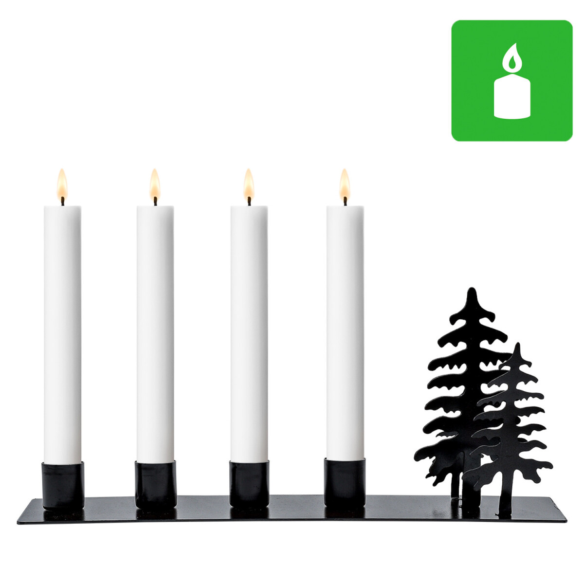 Retro Christmas Decor Candle Holder Mapt box