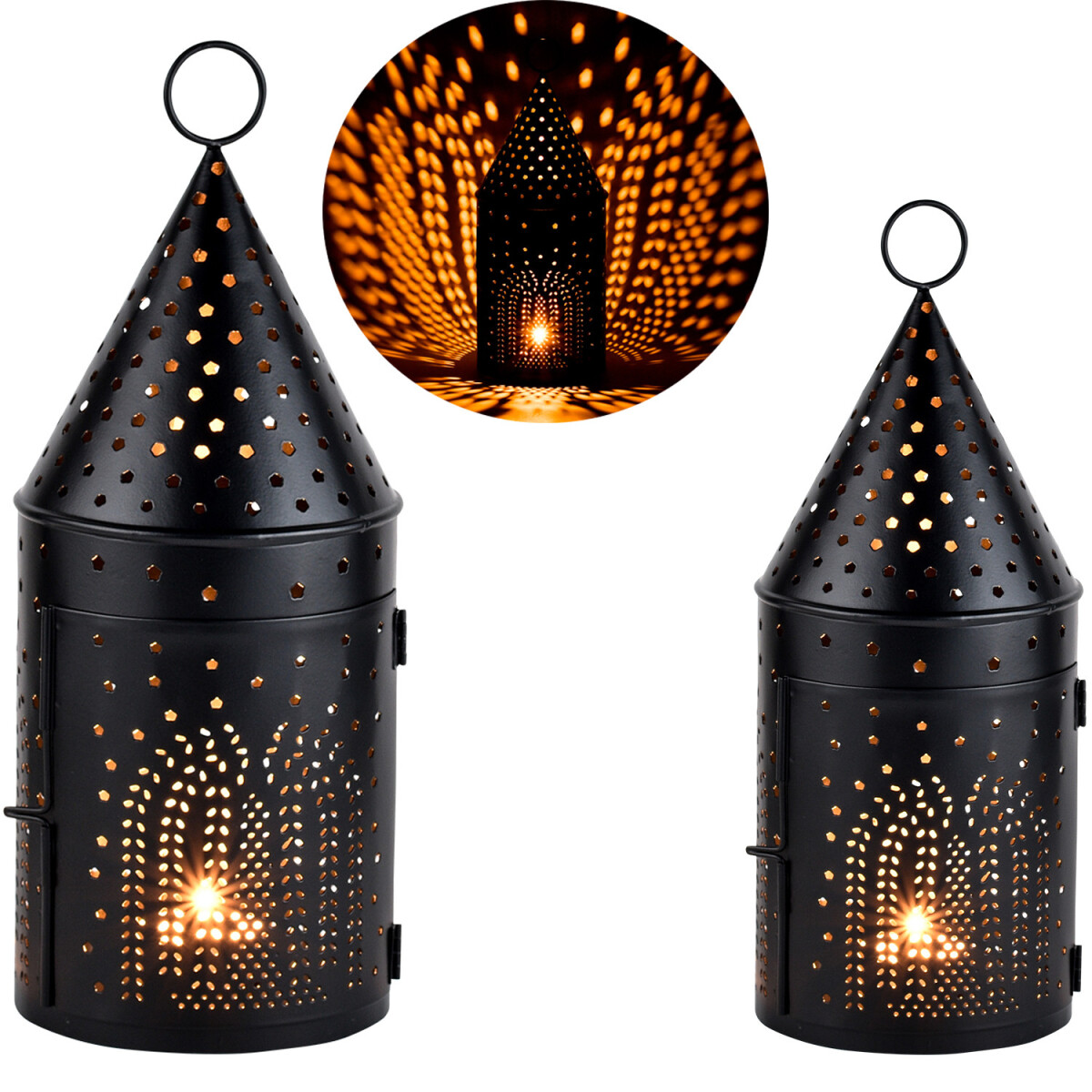 Set of 2 Christmas Lanterns