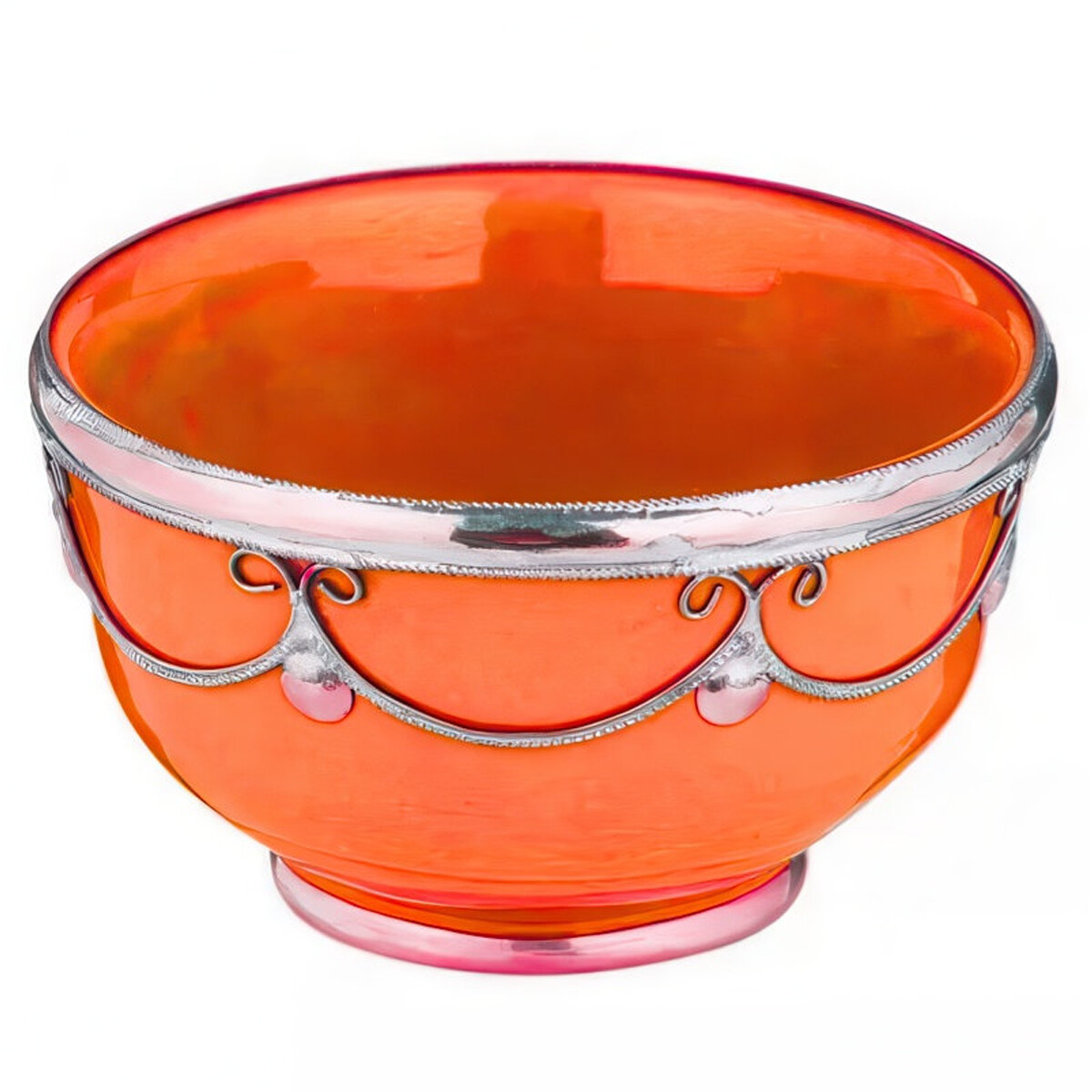 Miranda Orange Oriental Ceramic Finger F box