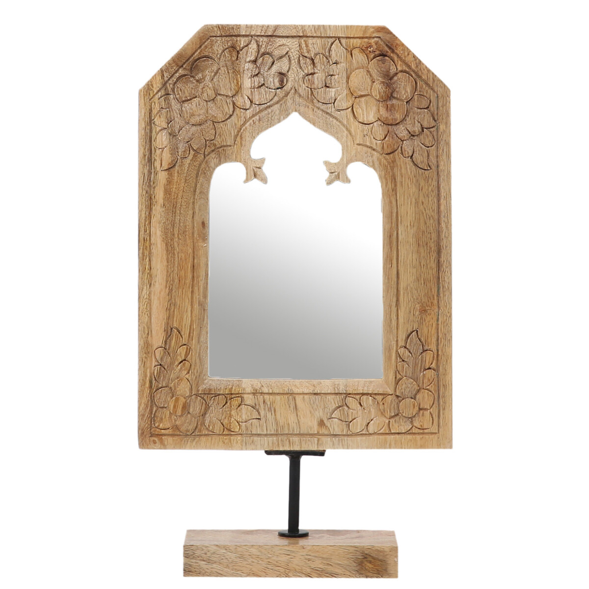 Boho Decorative Makeup Mirror, Wooden St box