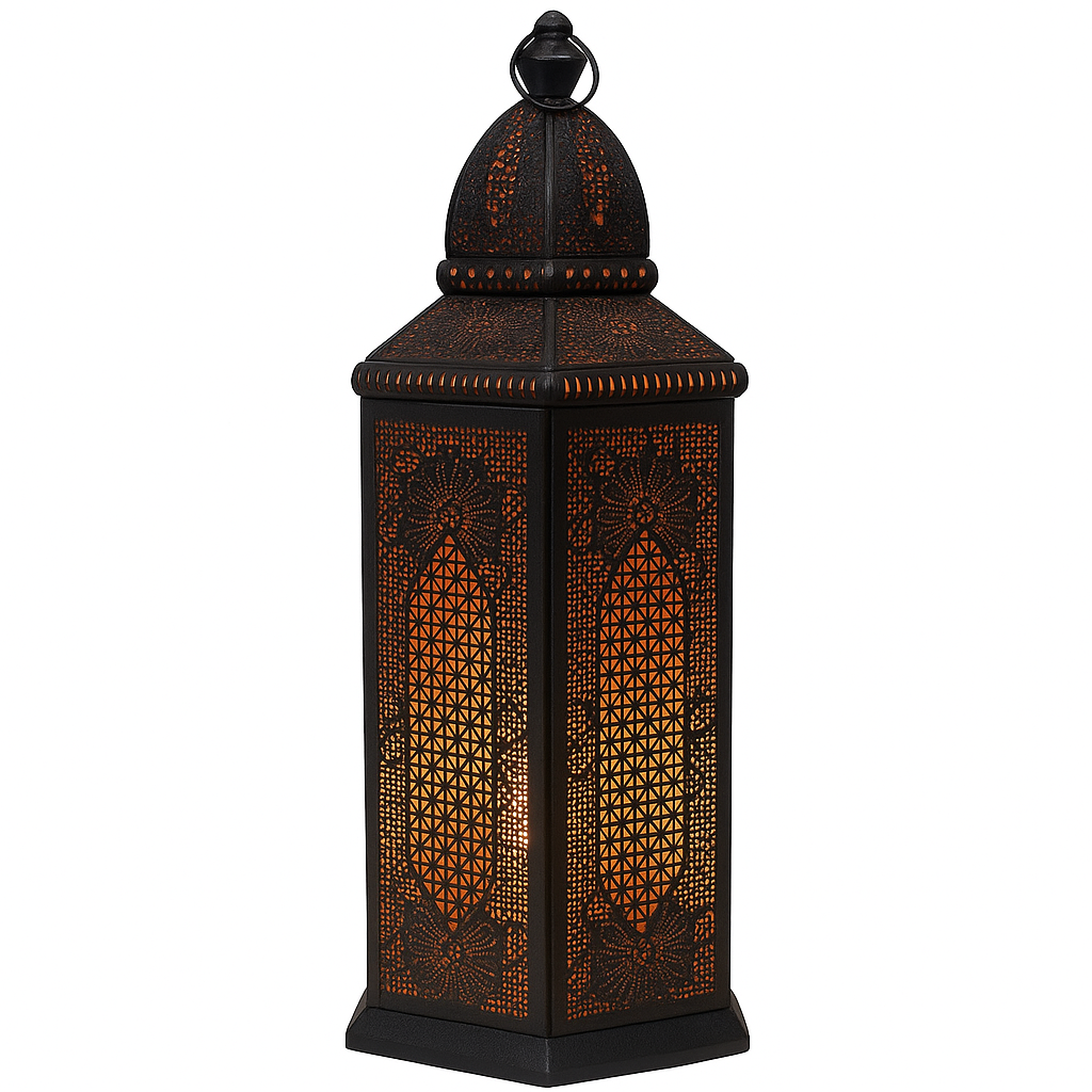 Yagmur Oriental Floor Lamp, Metal, Boho  box
