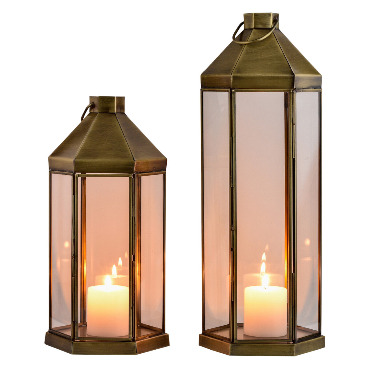 Set of 2 Vintage Decorative Lanterns &qu box