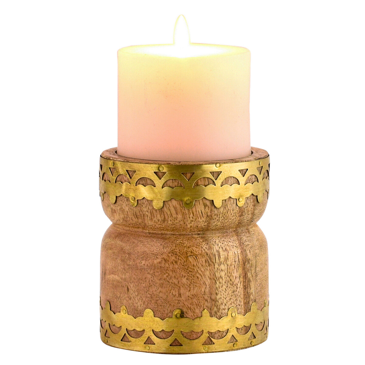 Boho Decorative Tealight Holder Wooden C box