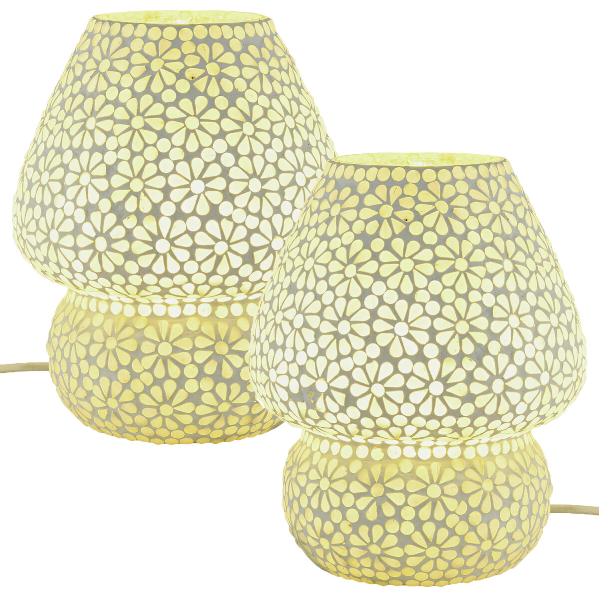 Set of 2 Boho Decorative Table Lamps / B box