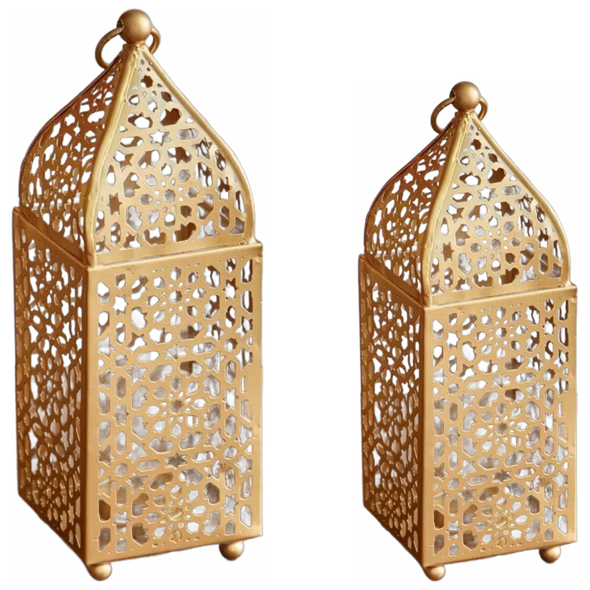 Set of 2 Oriental Decorative Lantern Tea box