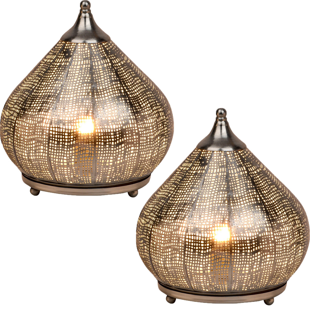 Set of 2 Oriental Decorative Table Lamps box
