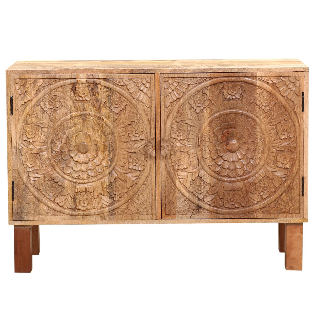 Oriental-style wooden sideboard and ches box
