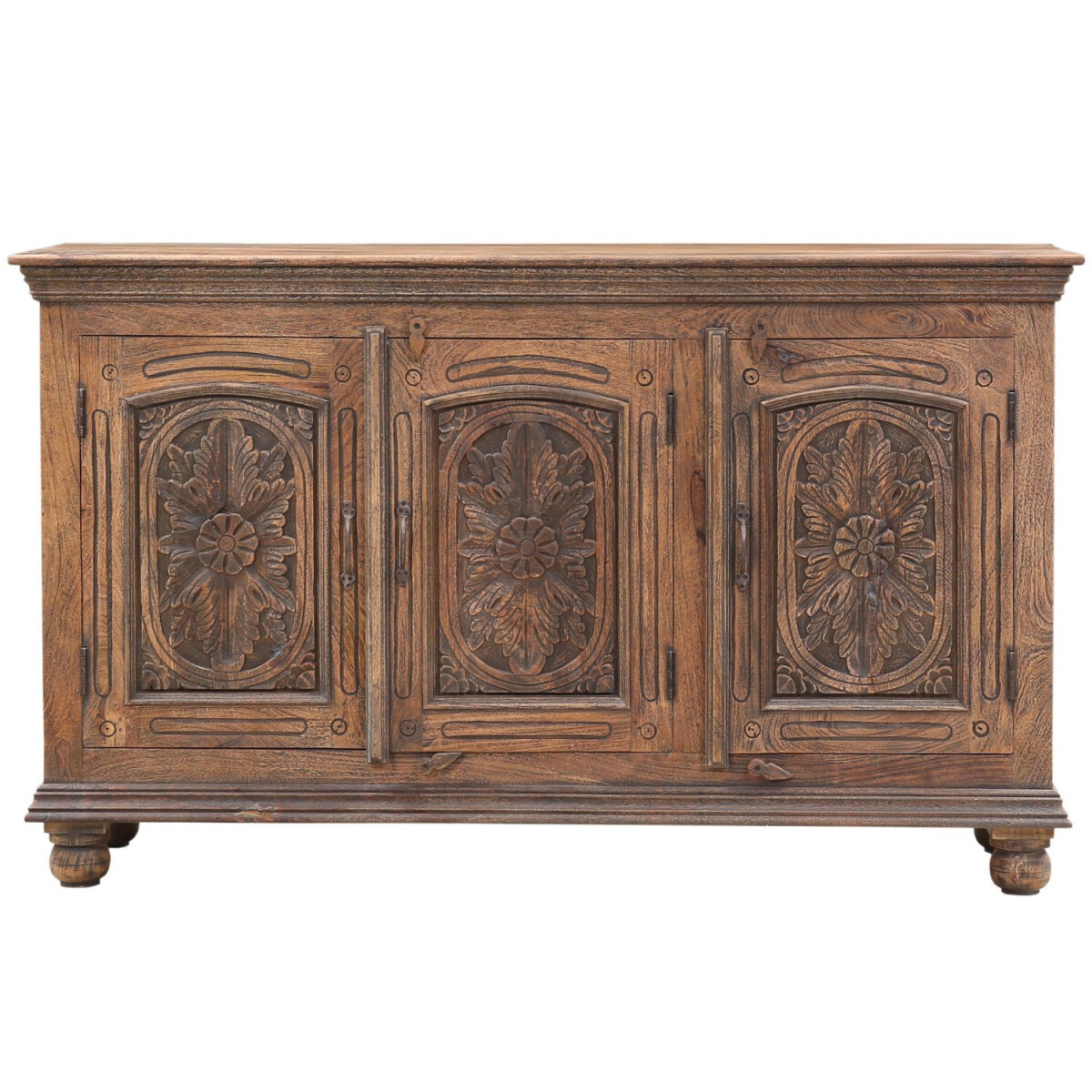 Serena 150cm Vintage Wooden Sideboard wi box