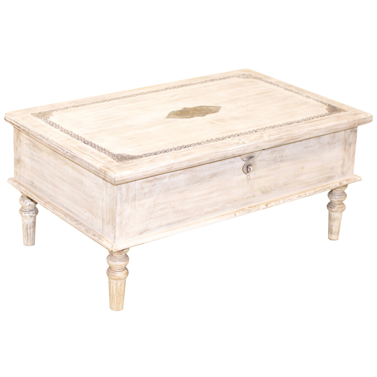 Oriental Chest Table Abanoub - 100 cm box