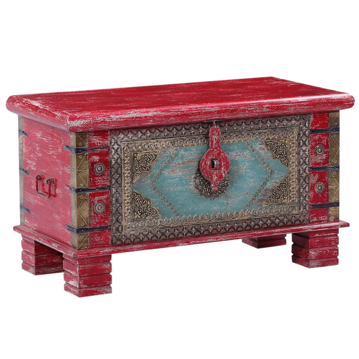 Oriental Chest, Antique Wooden Chest, Ch box