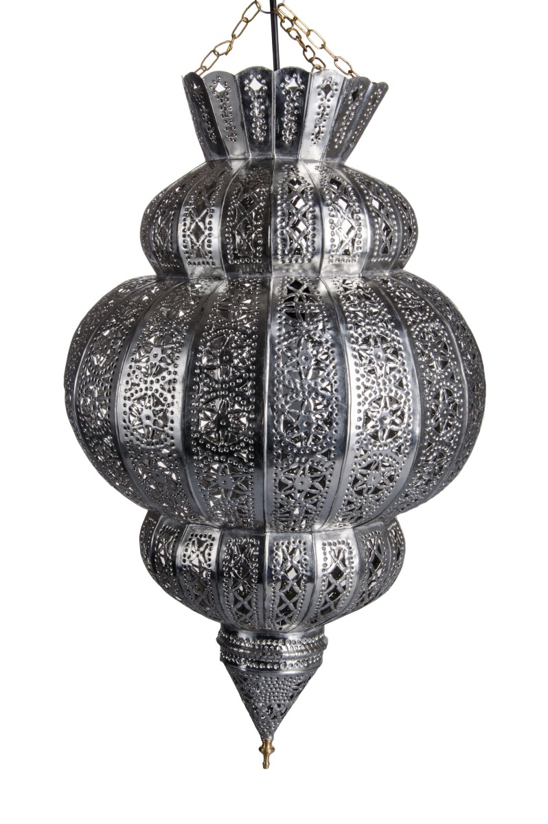 Harem Silver 45cm Oriental Pendant Light box