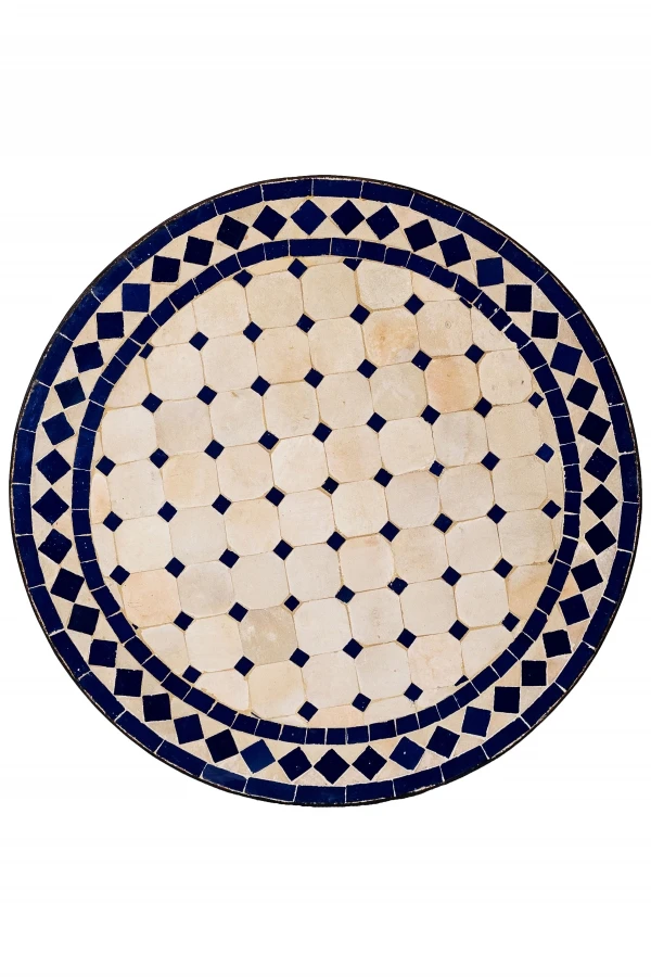 Moroccan Mosaic Table, Marrakech Beige-B 9_2nd