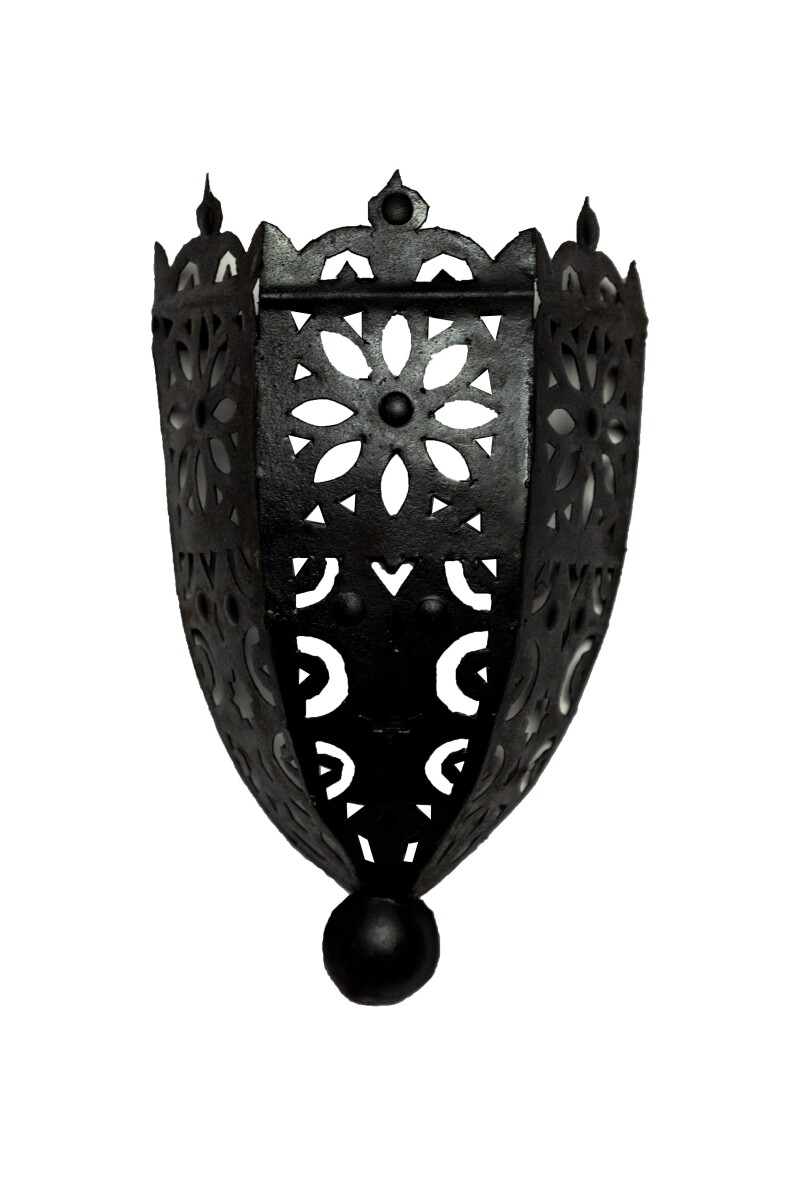 Badia Oriental Wall Lamp | Rust-patina M box