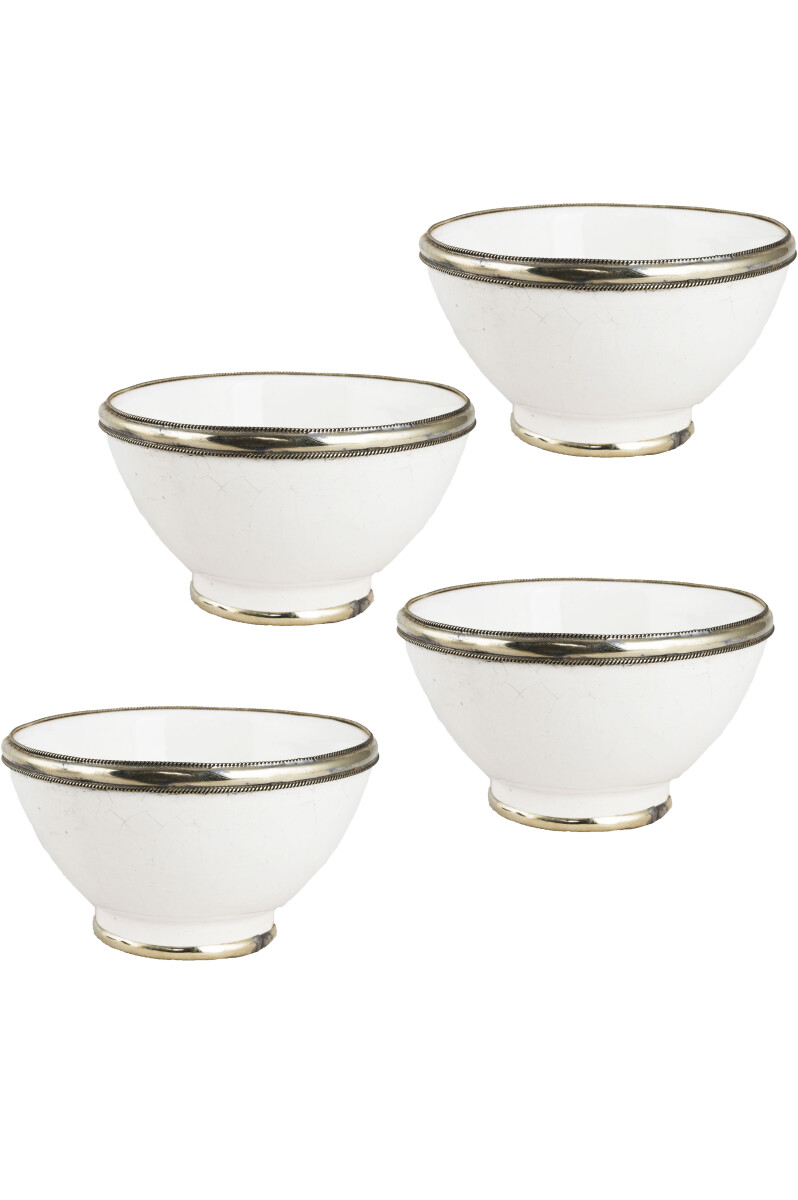 Set of 4 Cariba Oriental Bowls - White box