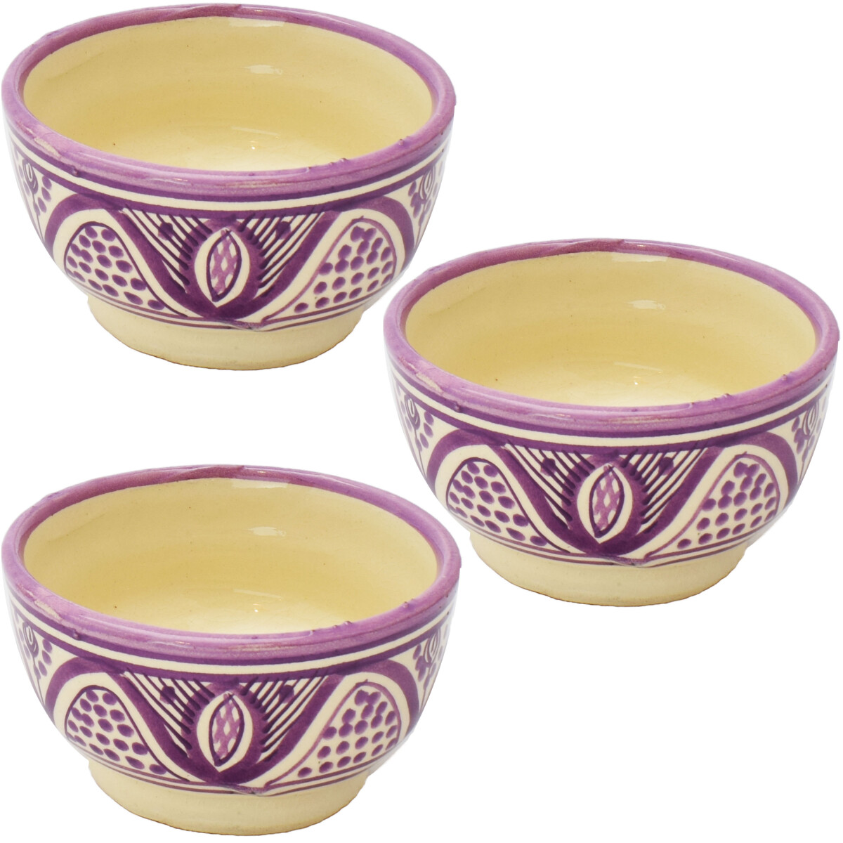 Set of 3 Amela Oriental Bowls - Pink box