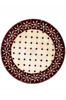 Moroccan Mosaic Table, Sun Beige Blue, 6 9_2nd