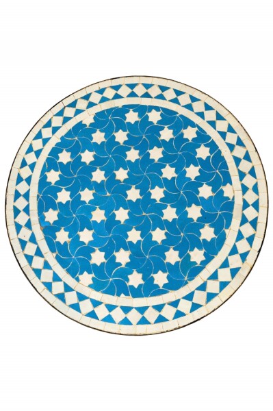 Turquoise and white